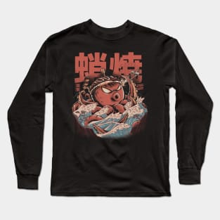 Takoyaki Attack Black Version Long Sleeve T-Shirt